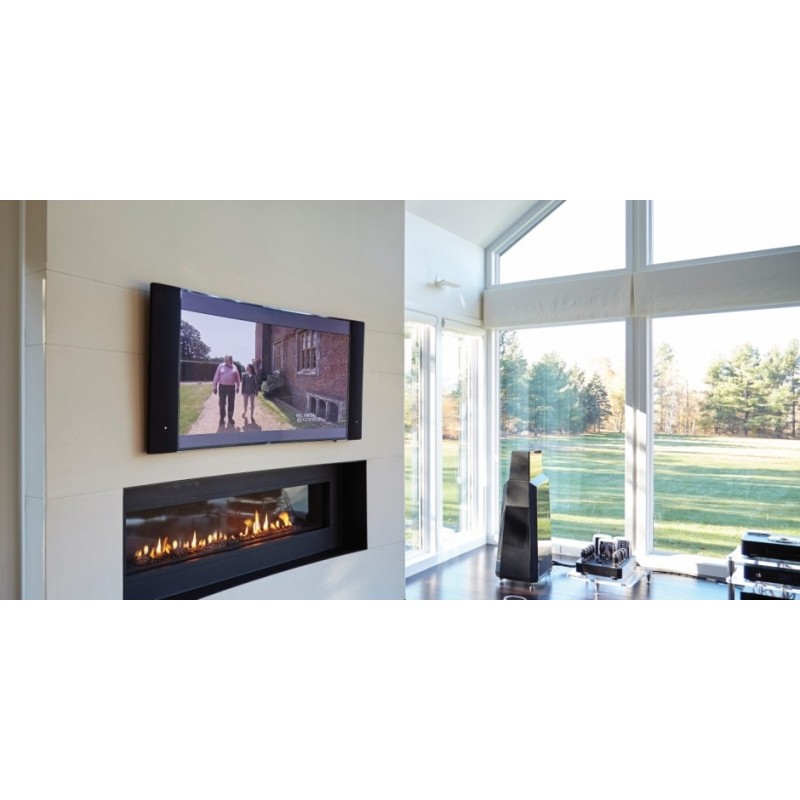 Chimeneas de gas Ortal colección Front Facing Clear